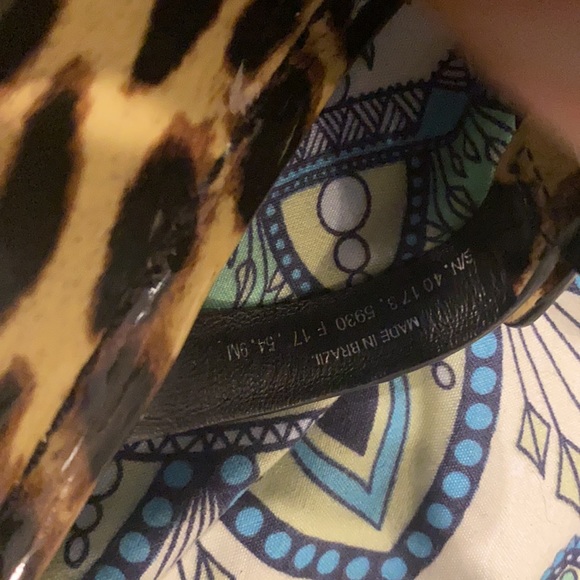 [SOLD] Tory Burch Miller Patent Leopard Sandals - Picture 6 of 6